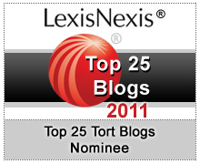 LexisNexis Top 25 Tort Blog Nominee